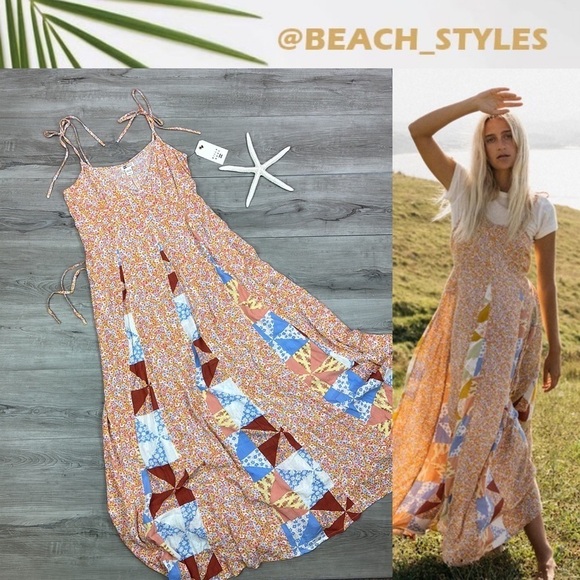 🔆BILLABONG🔆 VINTAGE GAL MAXI DRESS - Picture 1 of 16